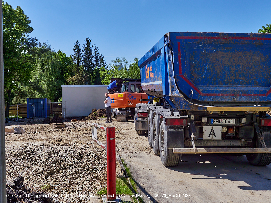 31.05.2022 - Baustelle am Haus für Kinder in Neuperlach